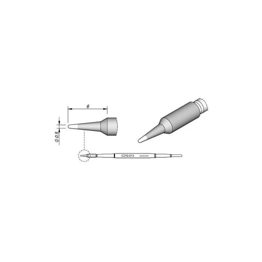 Punta Para Jbc C210013 Gris