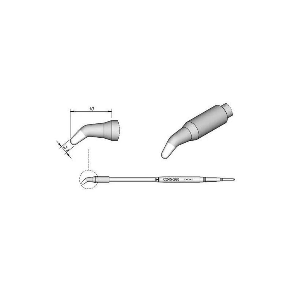 Punta Para Jbc C245260 Gris