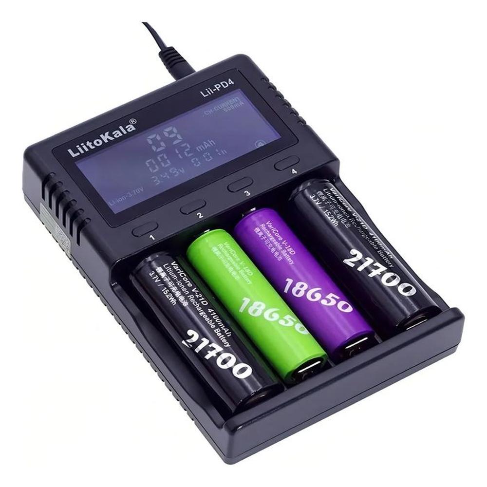 CARGADOR DE BATERÍA LIITOKALA LII-PD4