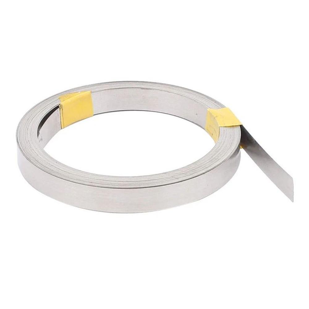 Nicrom Nichrome 80 Plano 25 mm x 025mm por metro EDINI-25X025 Gris
