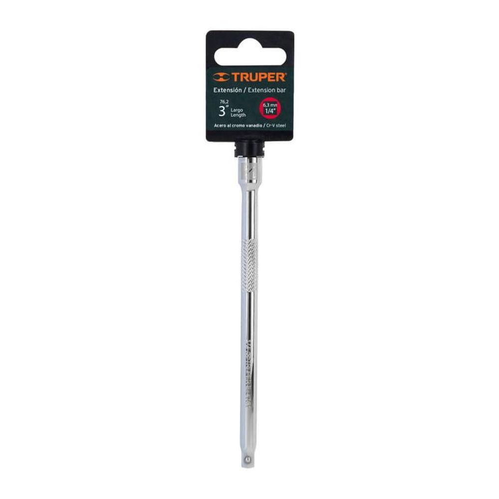 Extensión de 6 para ratchet para dados encastre 14 Truper - 13915