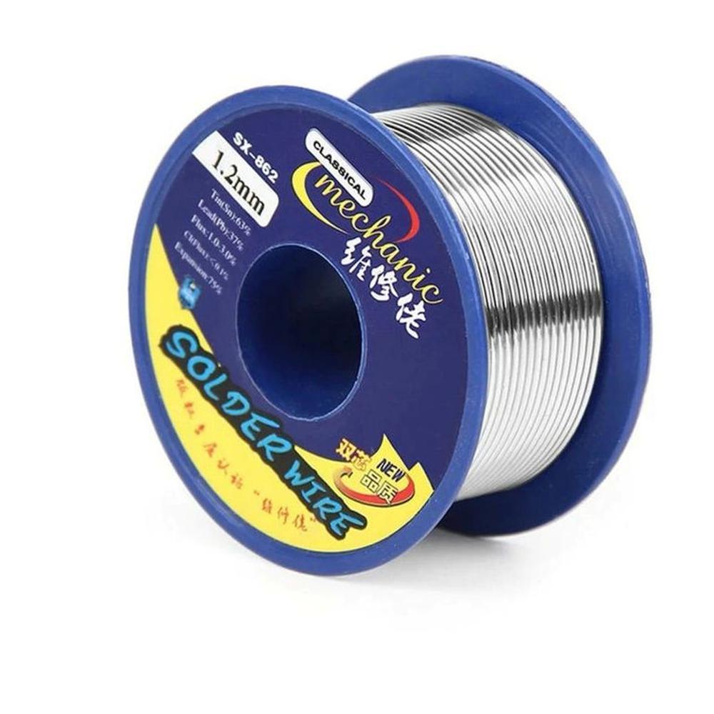 Rollo De Estaño 6337 Mechanic 60gr 12mm Gris