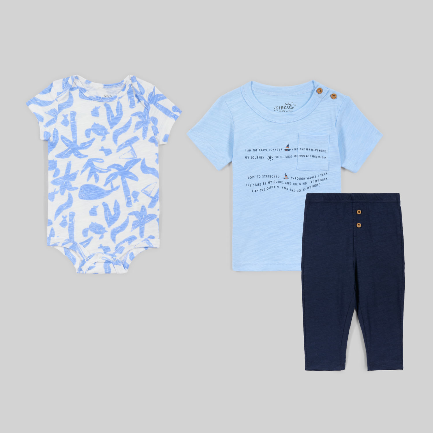 Camisa Para Bebe Bebe Niño Baby Circus Playa W