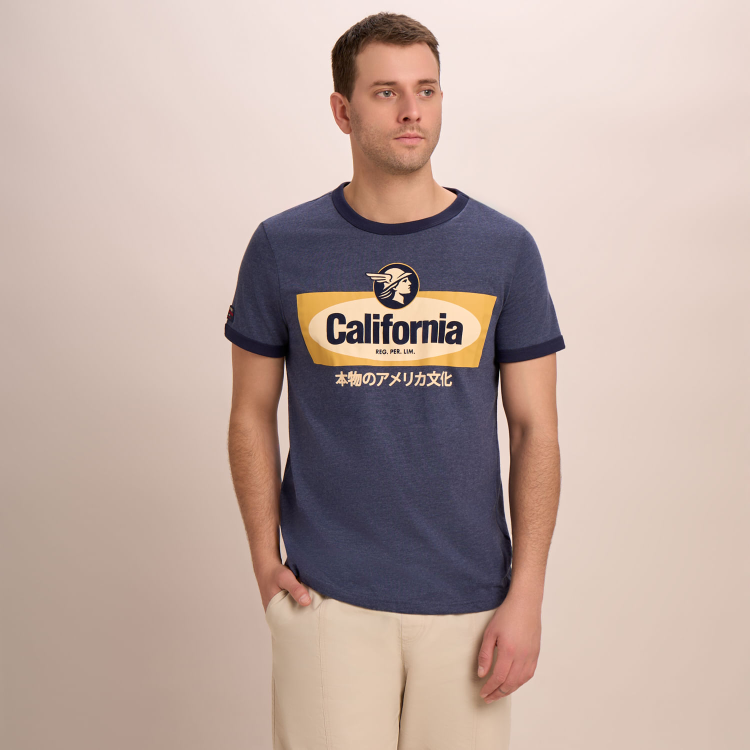 Polo Hombre Amc Print Flock