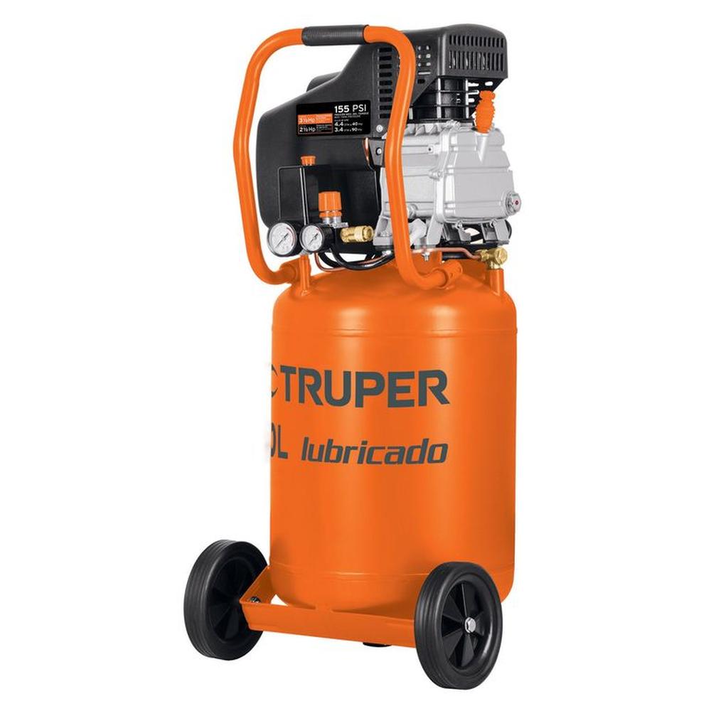 Compresor lubricado banda vertical 50L Truper 102117