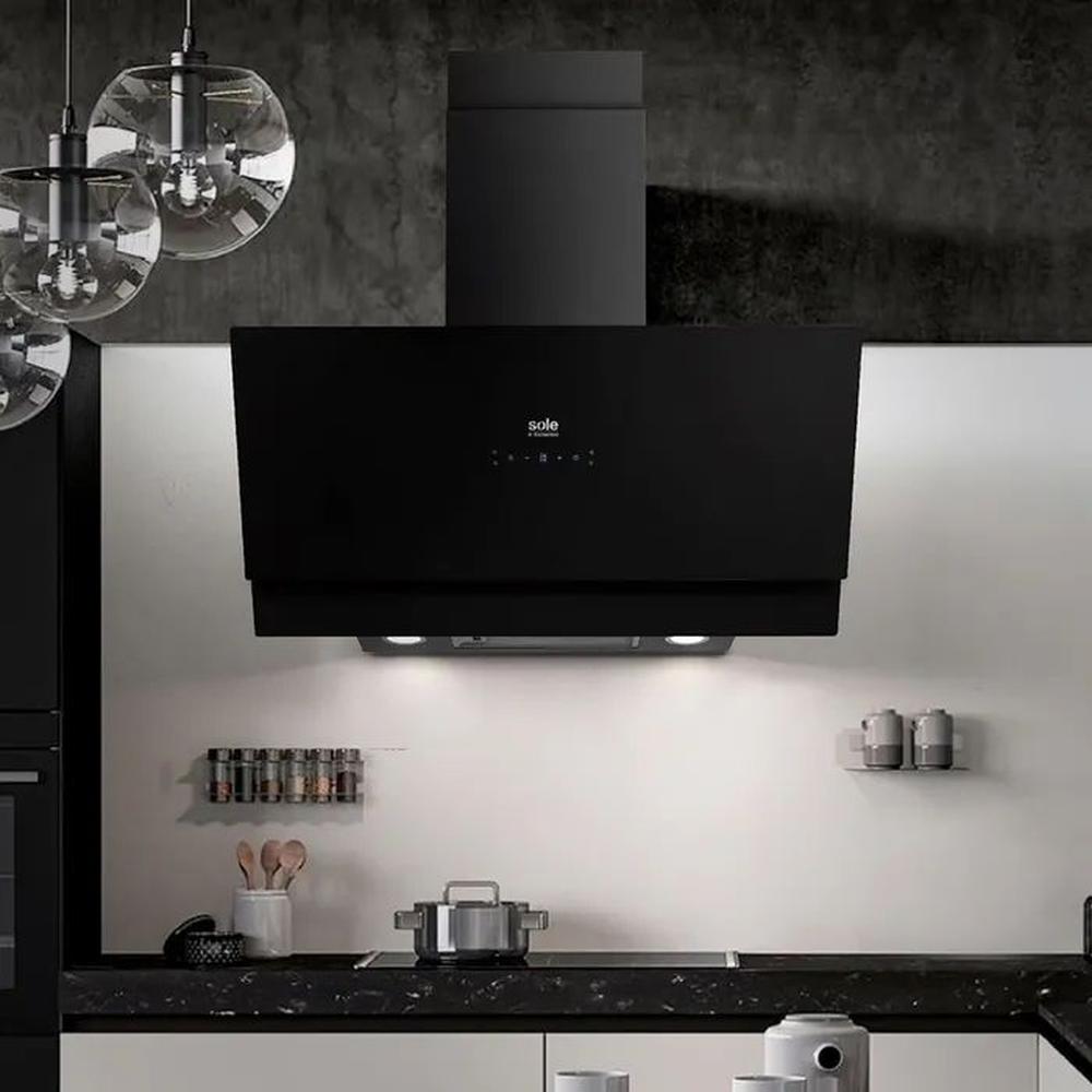 Campana Decorativa Scollection Signature 90Cm Black Sole TURE81COV2