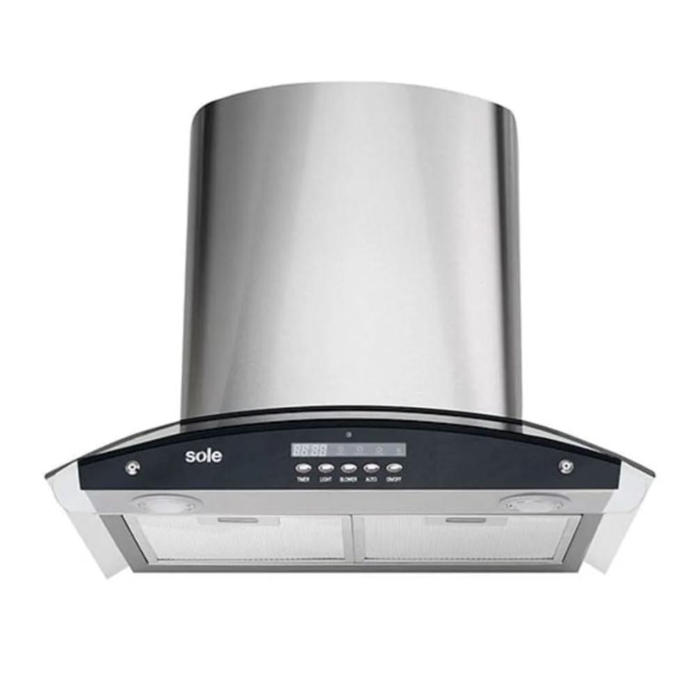 Campana Extractora Negro Sole TURE82CO