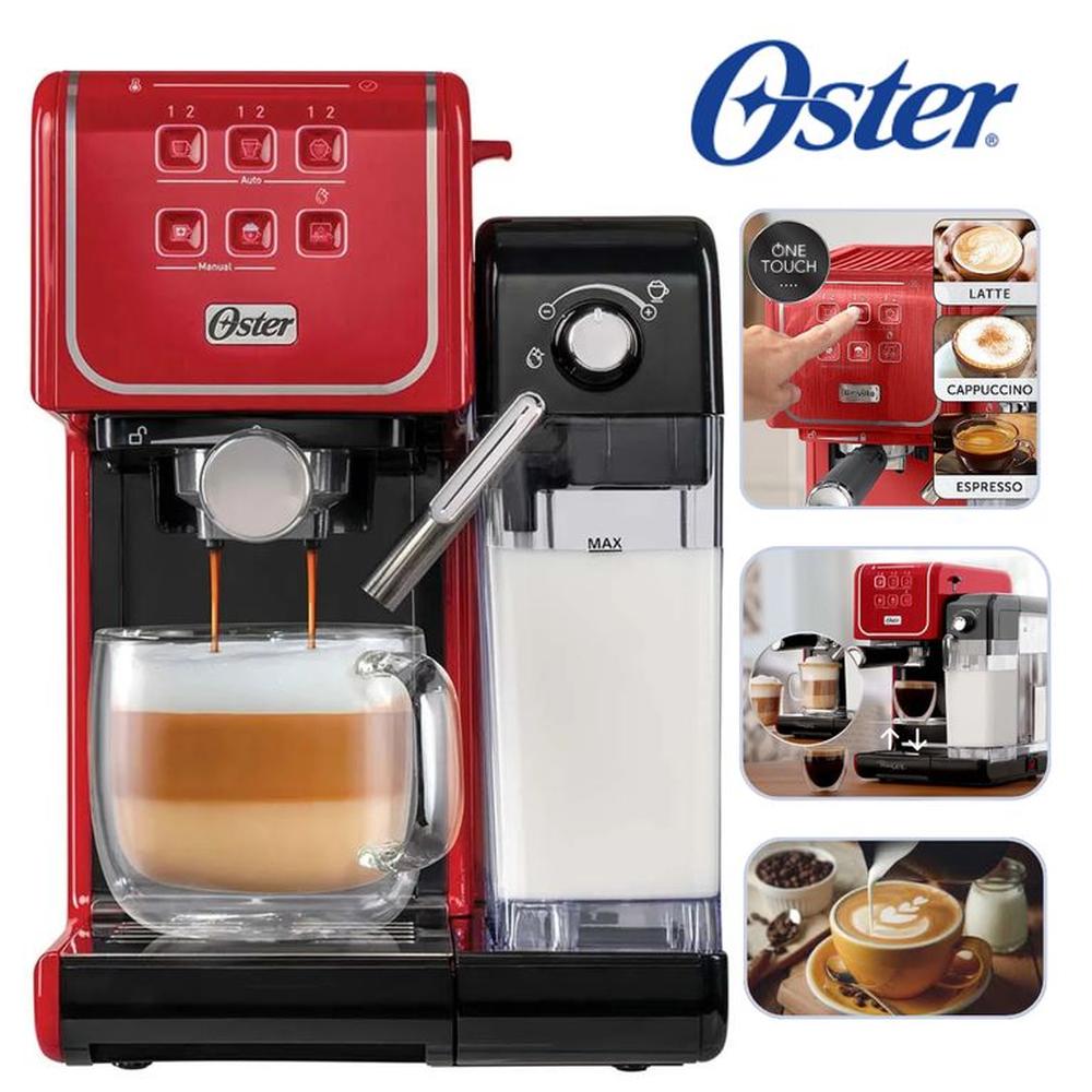 Cafetera PrimaLatte Touch Oster BVSTEM6801R Rojo