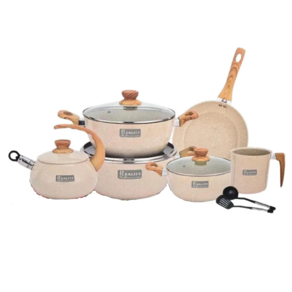 Juego de Ollas Roca Volcánica 12Pza