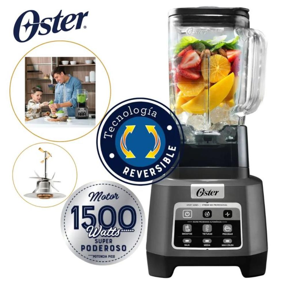 Licuadora Oster Profesional de 1500w Xtreme Mix 2 Litros Pica Hielo