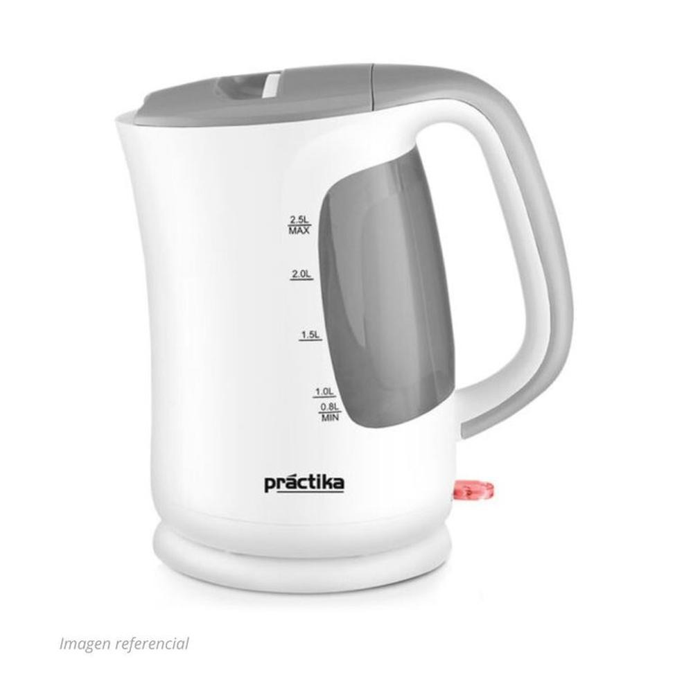 Hervidor Eléctrico 2.5 Litros Practika Blanco