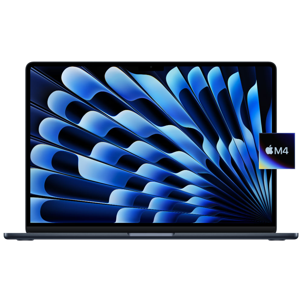 Apple MacBook Air 15"" (2025) Chip M4 24GB RAM 512GB SSD | Midnight - Teclado Inglés