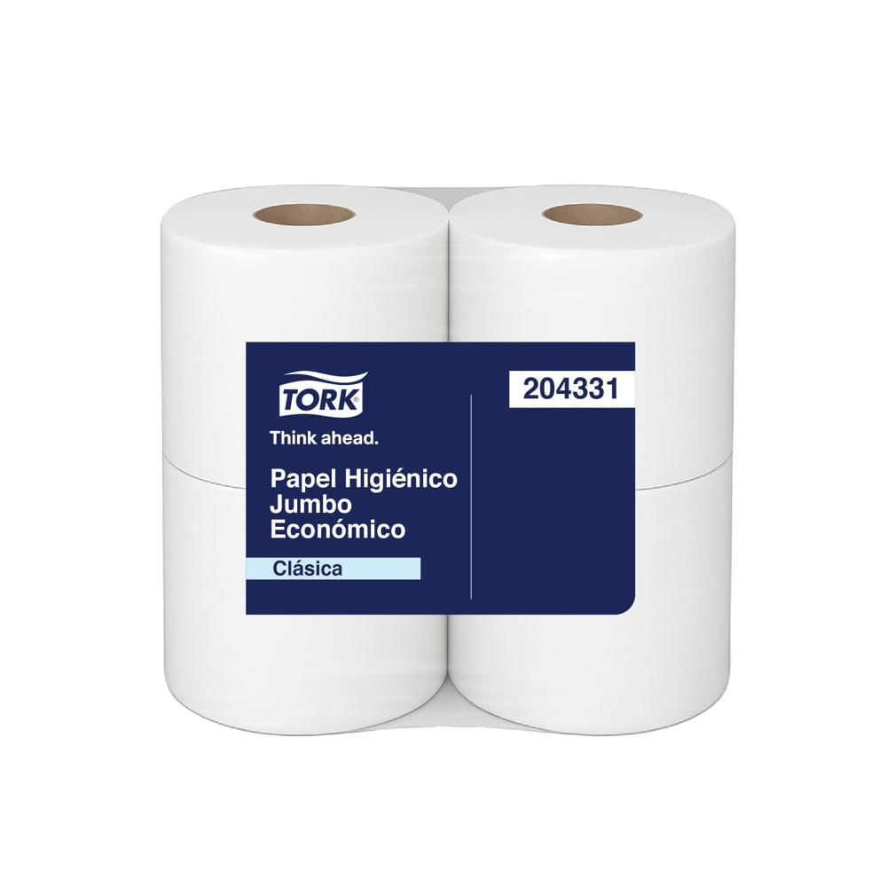 Papel Higiénico Jumbo Tork® Económico 4x500mts