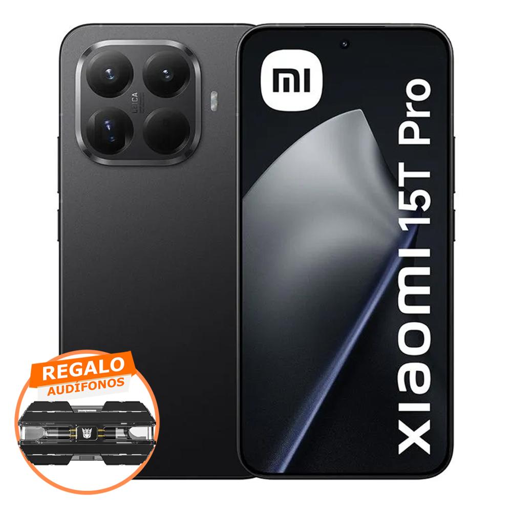 Celular Xiaomi 15T Pro Black 12GB RAM 512GB ROM US - Negro