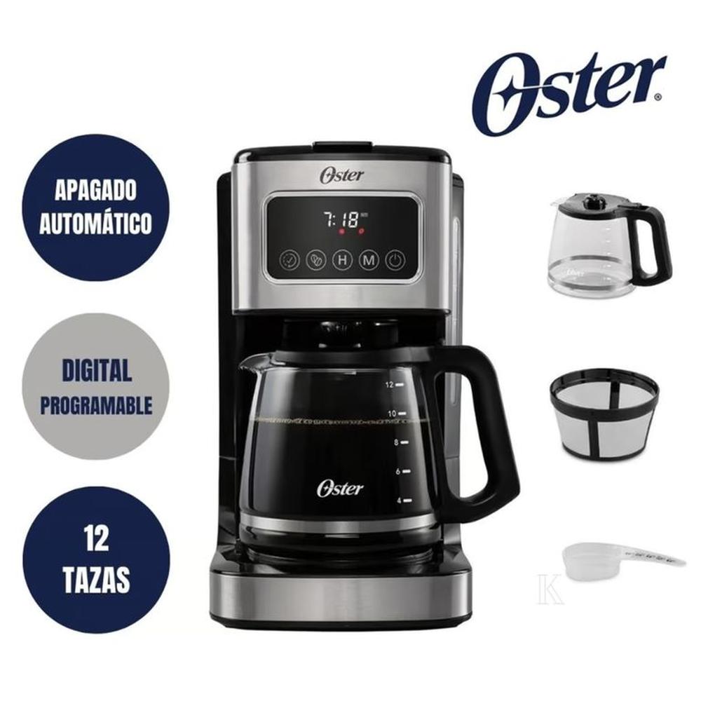 Cafetera Programable Oster® 12 Tazas con Pantalla Táctil BVSTDC4403