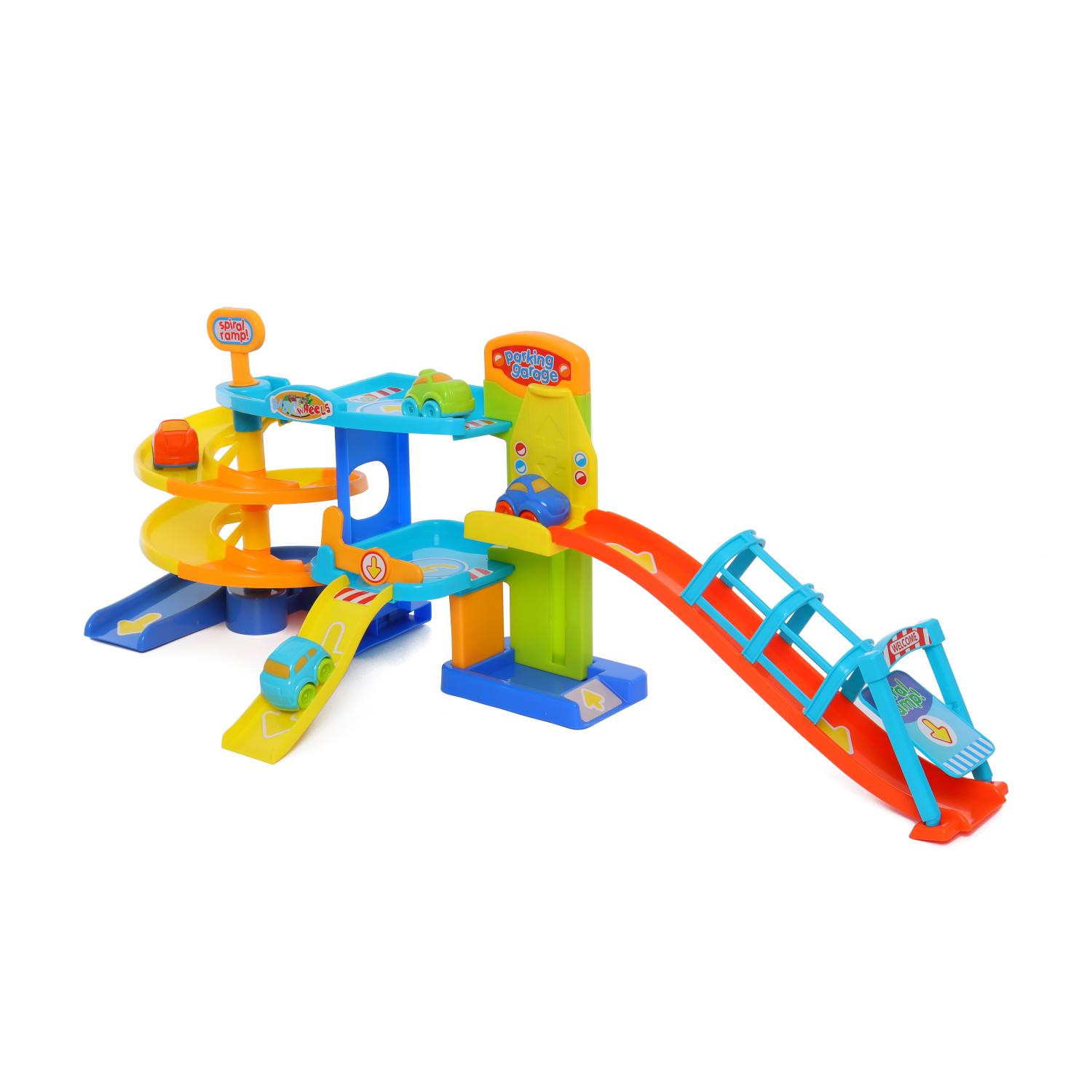 Pista De Juguete My Little Kids Con Rampa Espiral