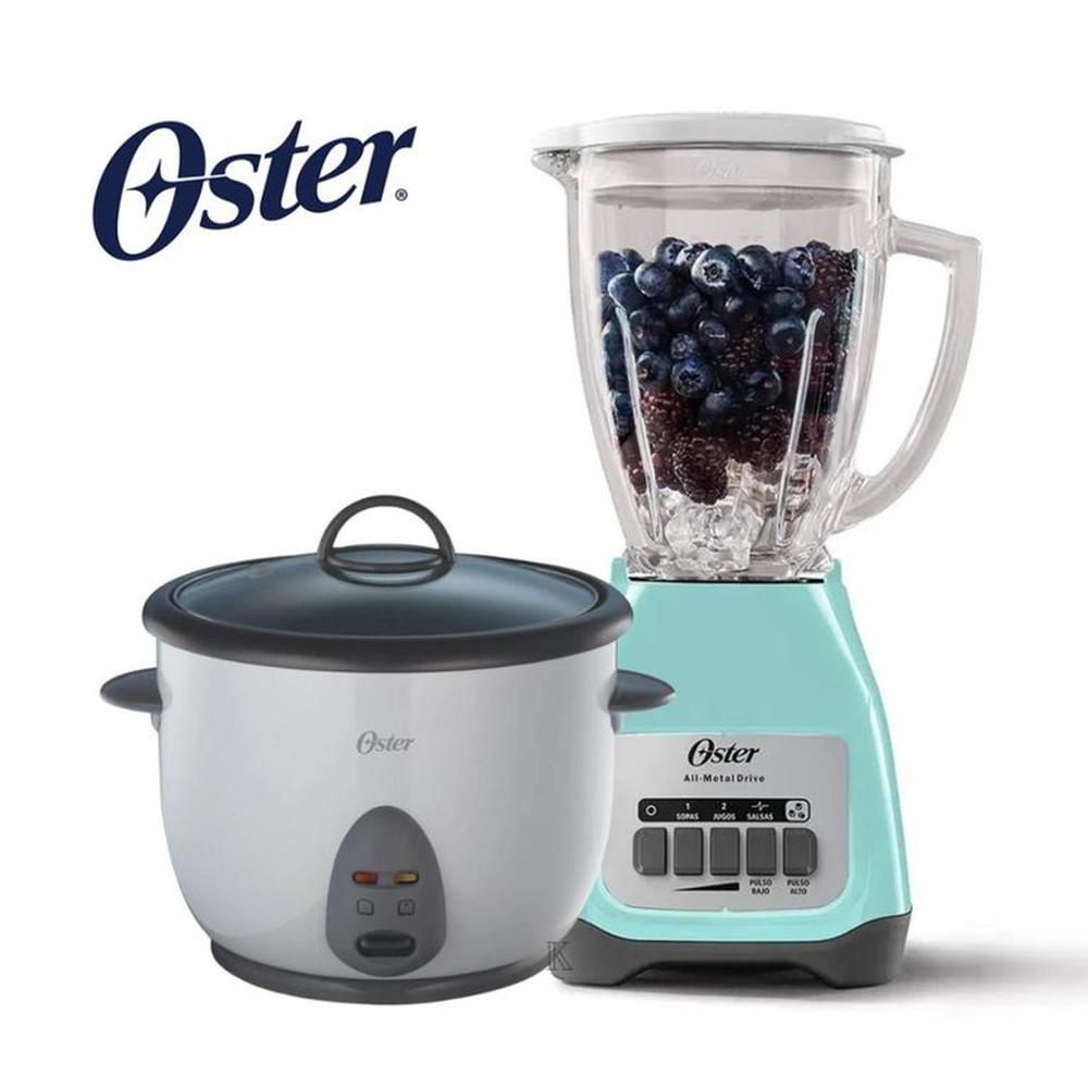 Combo Oster Licuadora BLSTKAGVPB + Arrocera 1.8 LtsCKSTRC1700W