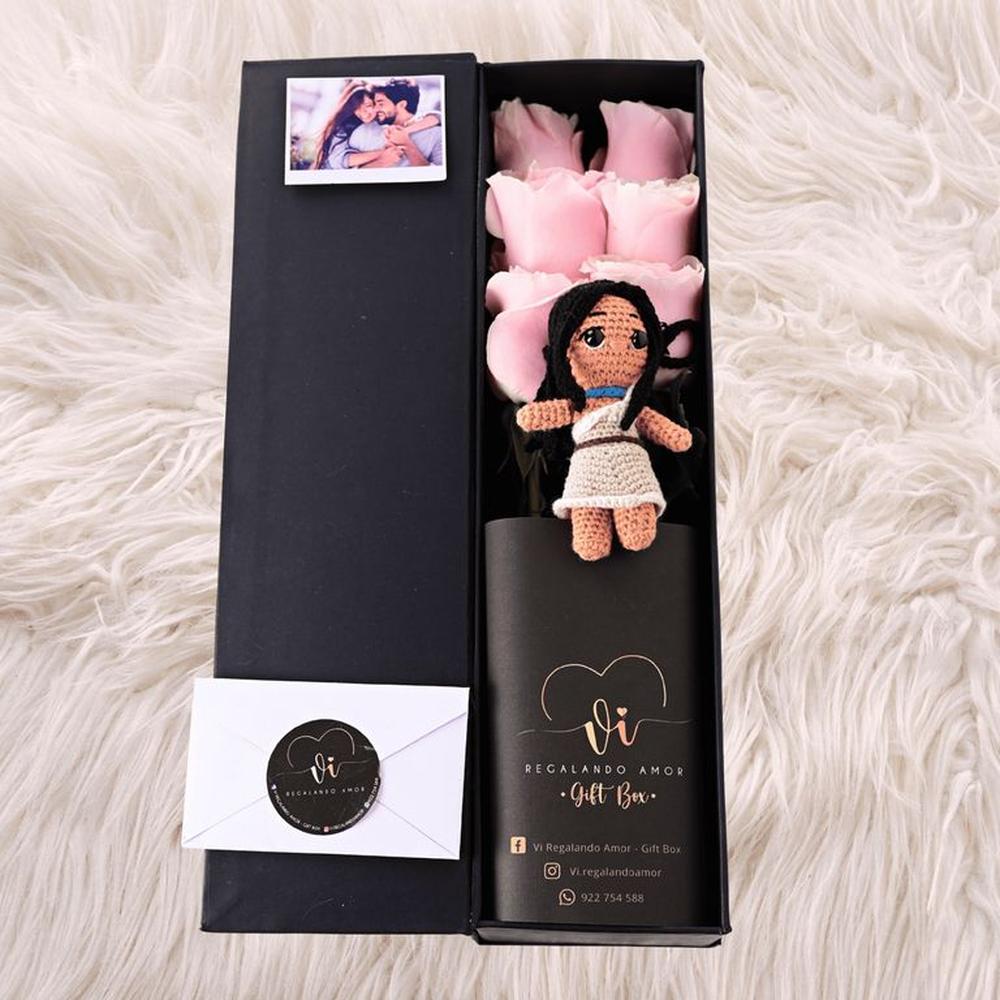 Box Luxury Rosas + Pocahontas - Box floral - Princesas