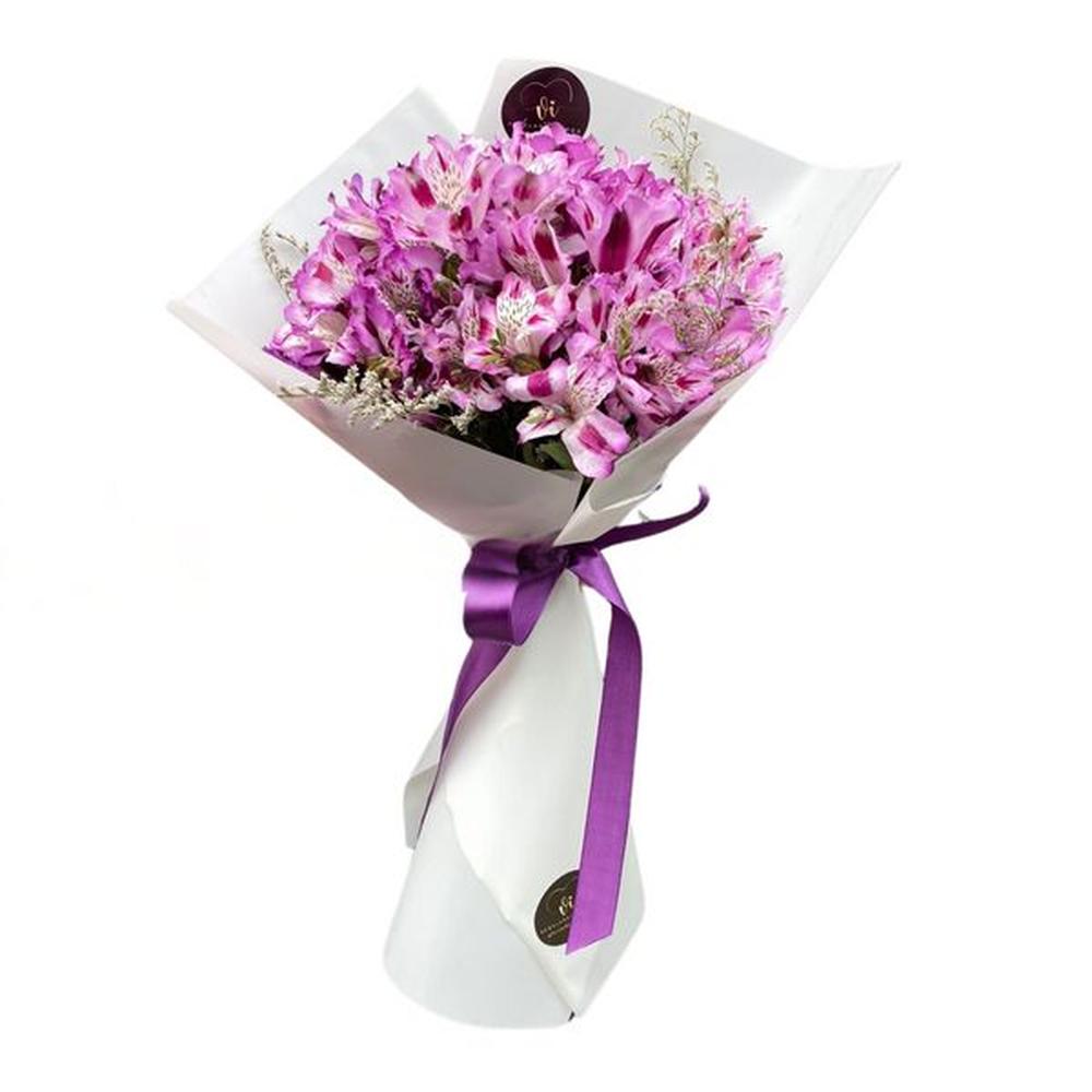 Ramo Melia- Astromelia Morada - Ramo de Flores