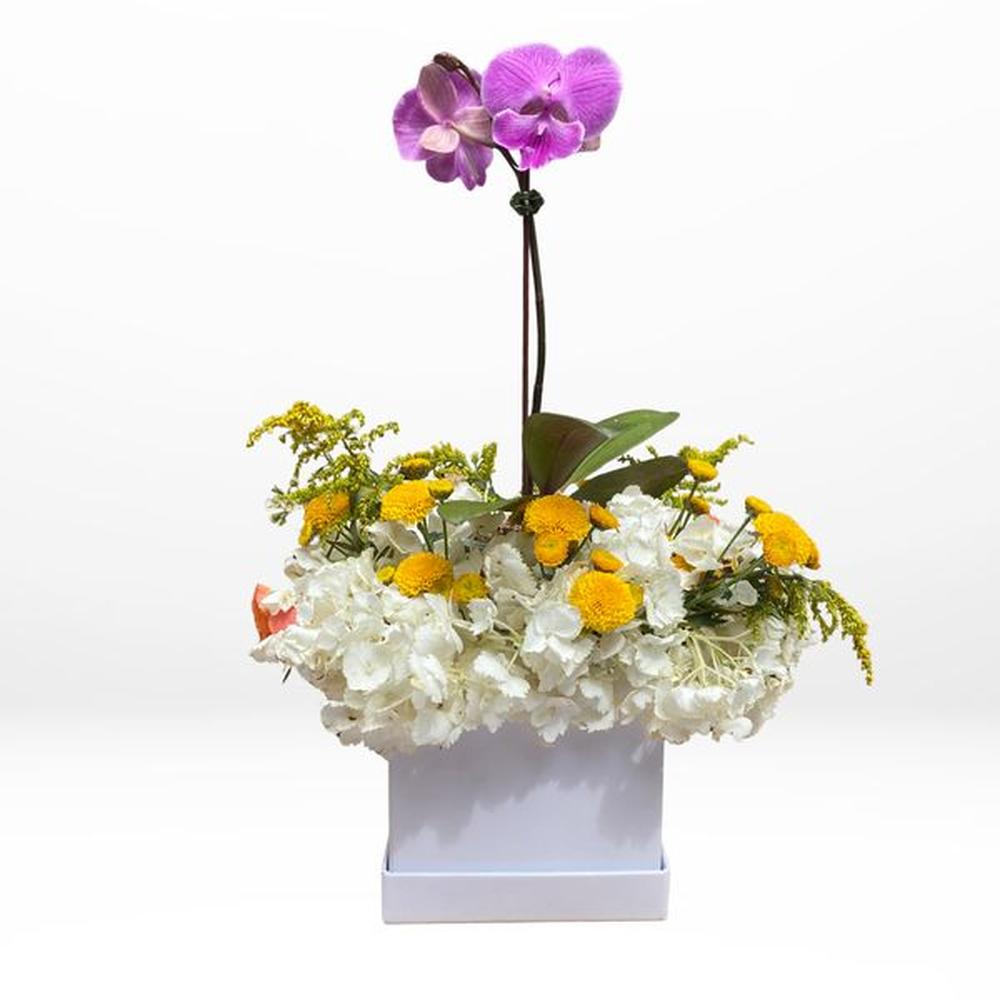 Arreglo Floral Eliana - Flores amarillas - Arreglo floral