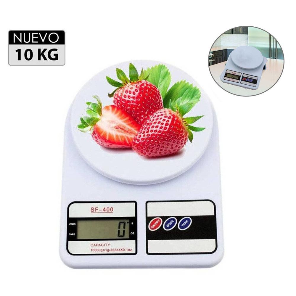 Balanza Gramera Digital de Cocina hasta 10kg