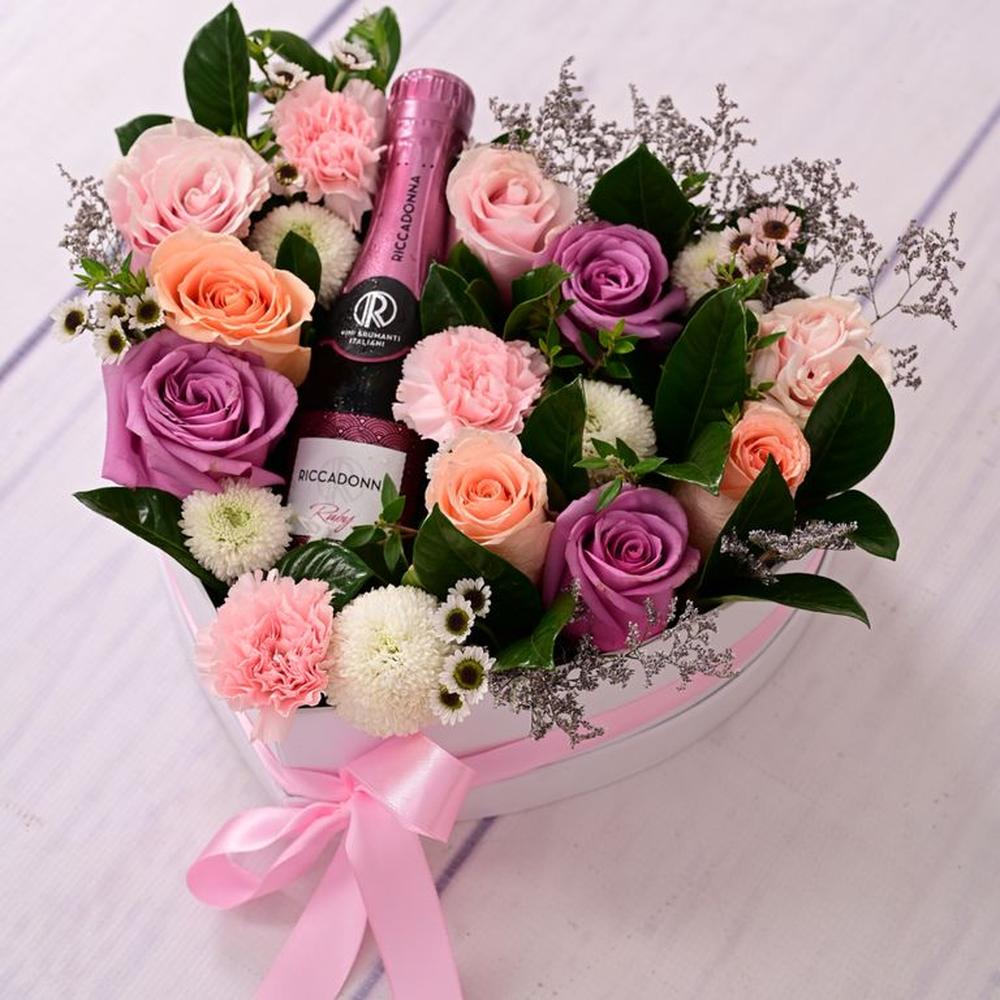 Box Floral Dulce Espumante - Box Floral