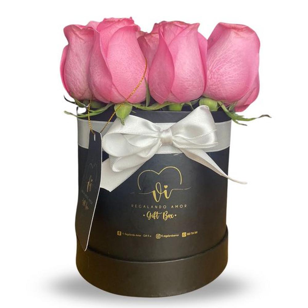 Box Clasico 12 Rosas Rosadas - Box Floral