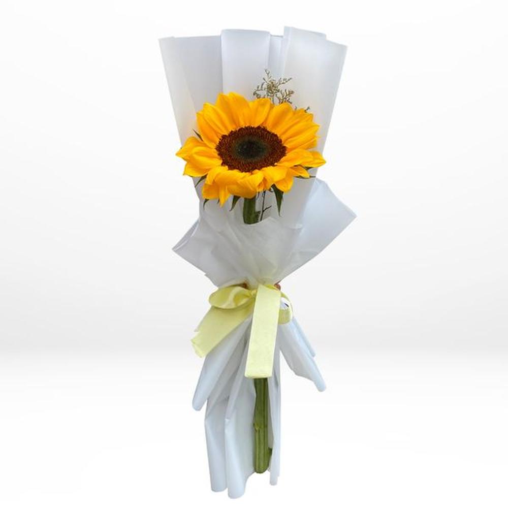 1 Girasol - Flores amarillas - Ramo de flores