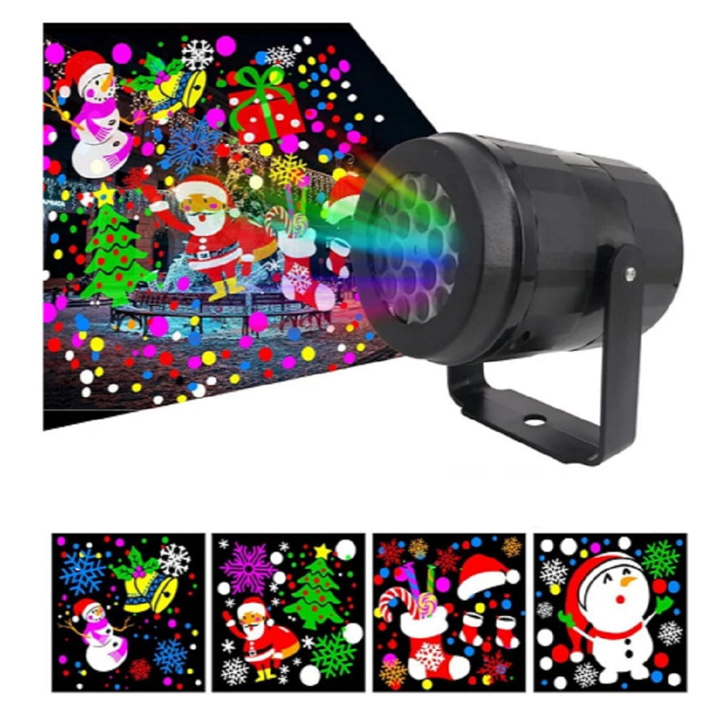 Proyector Navideño Luces Giratorias