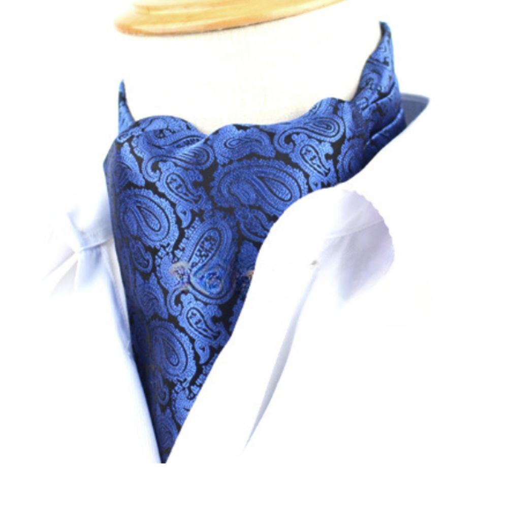 Bufanda hombre corbata Seda Charles - Azulino