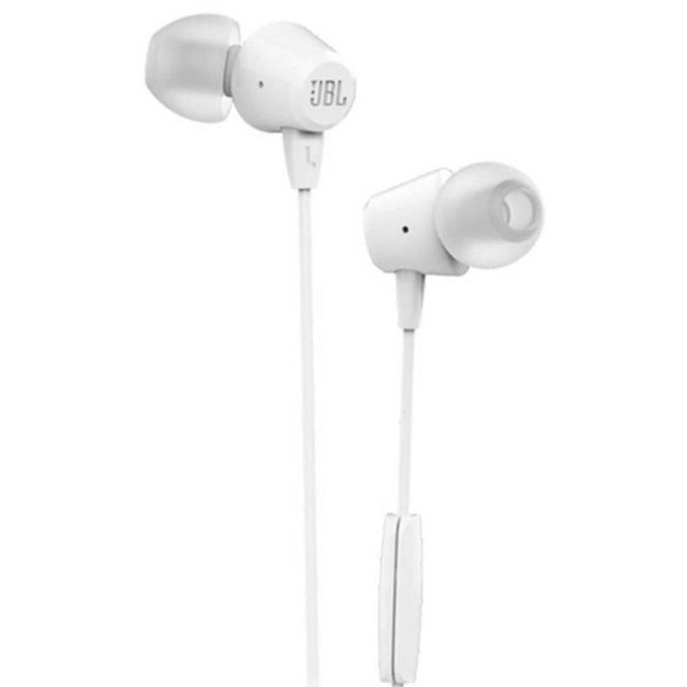 JBL C50HI Audífono Intrauricular con Micrófono Ligero - Blanco JBL C50HI Audífono Intrauricular con Micrófono Ligero - Blanco