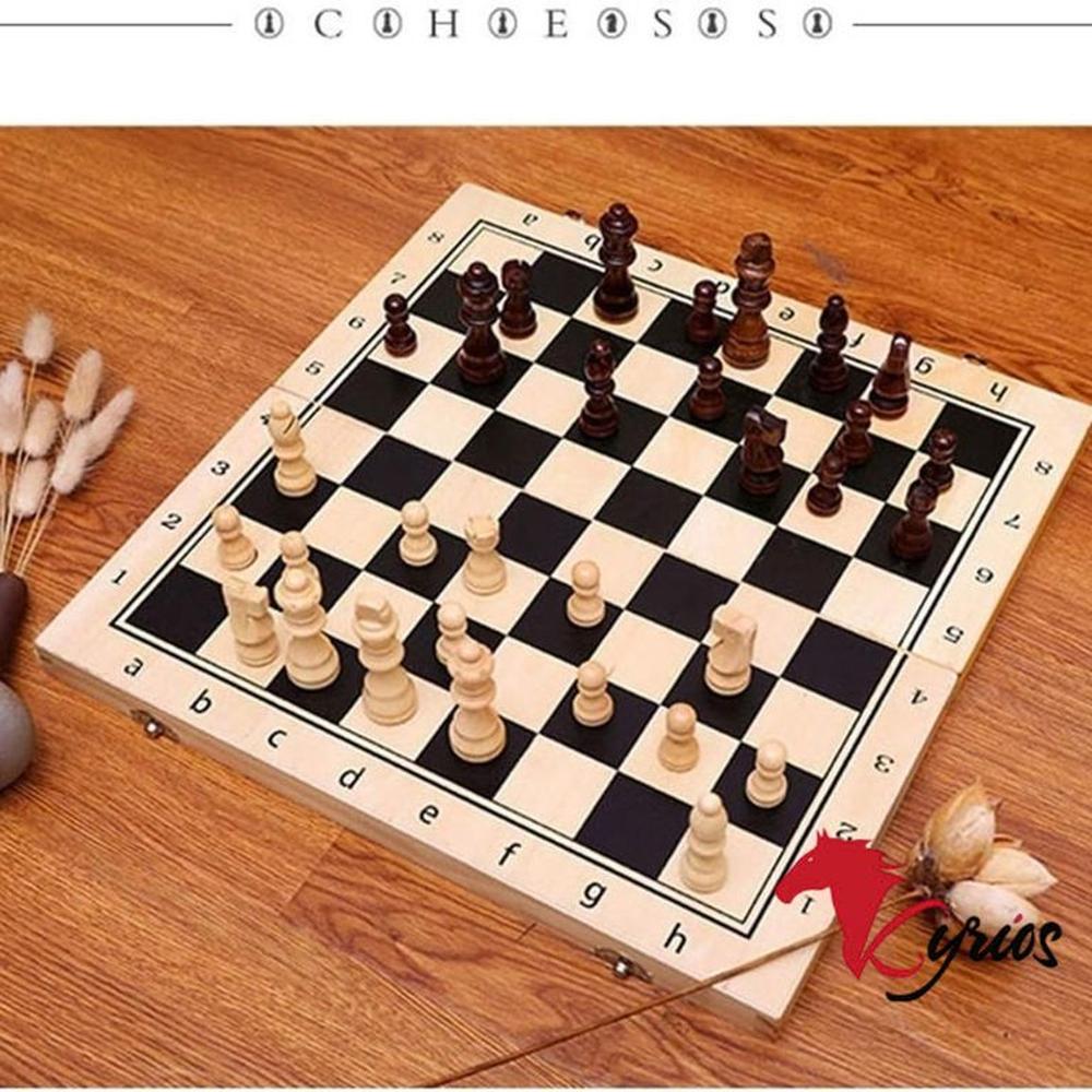 Ajedrez De Madera De 29 CM Premium Standard Marrón Ajedrez De Madera De 29 CM Premium Standard Marrón