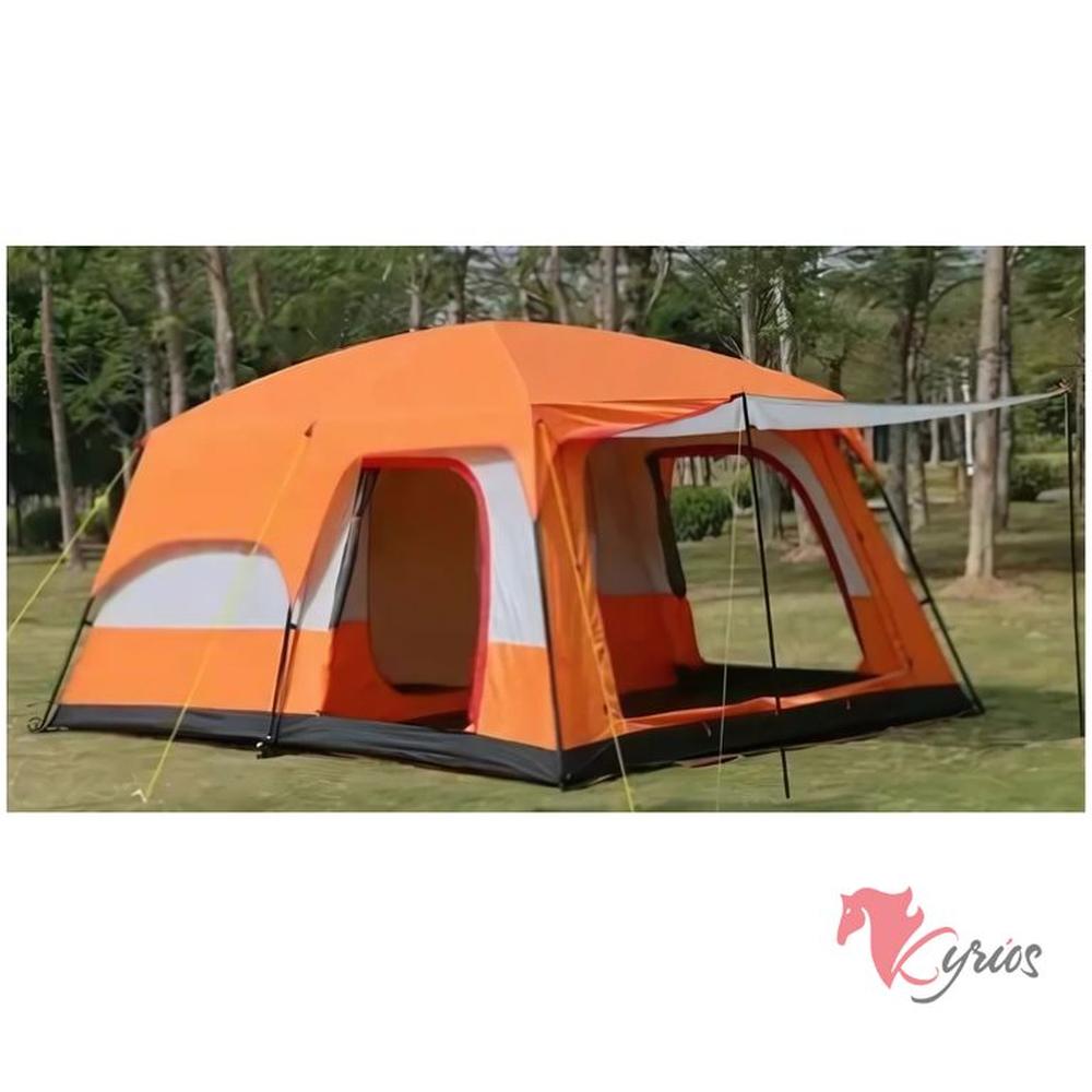 Mega Carpa Para Aire Libre Para 10 Y 12 Personas Standard Naranja Mega Carpa Para Aire Libre Para 10 Y 12 Personas Standard Naranja