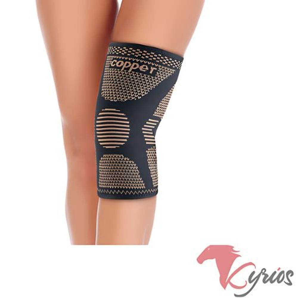 Rodillera Con Hilo De Cobre Talla L Standard Negro Rodillera Con Hilo De Cobre Talla L Standard Negro