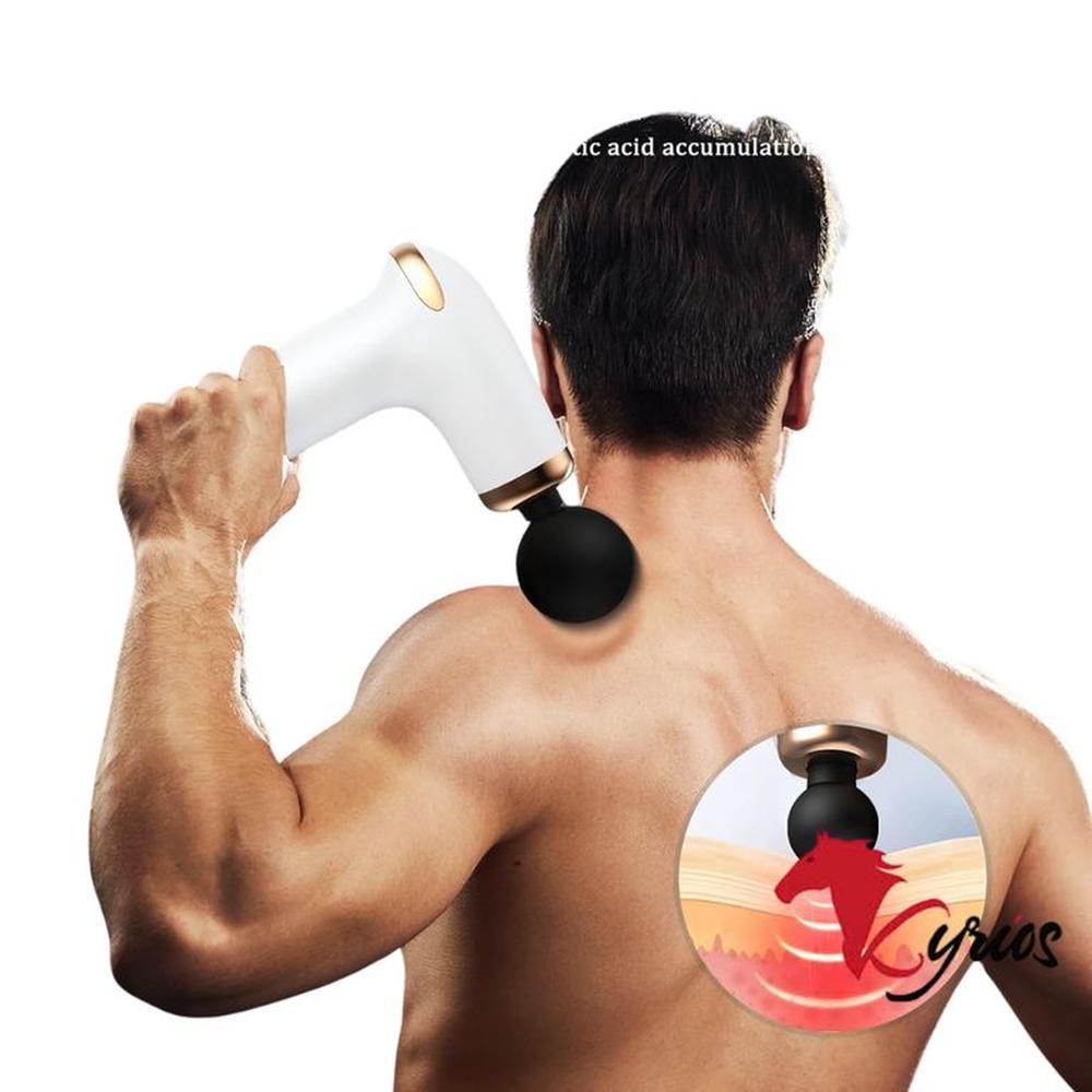 Pistola Percusión de Tejido Profundo Portátil Recargable Massage Gun