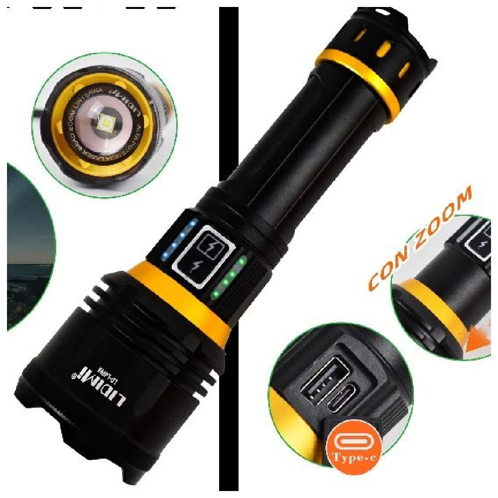 LINTERNA TÁCTICA PROFESIONAL LIDIMI LD-L499A