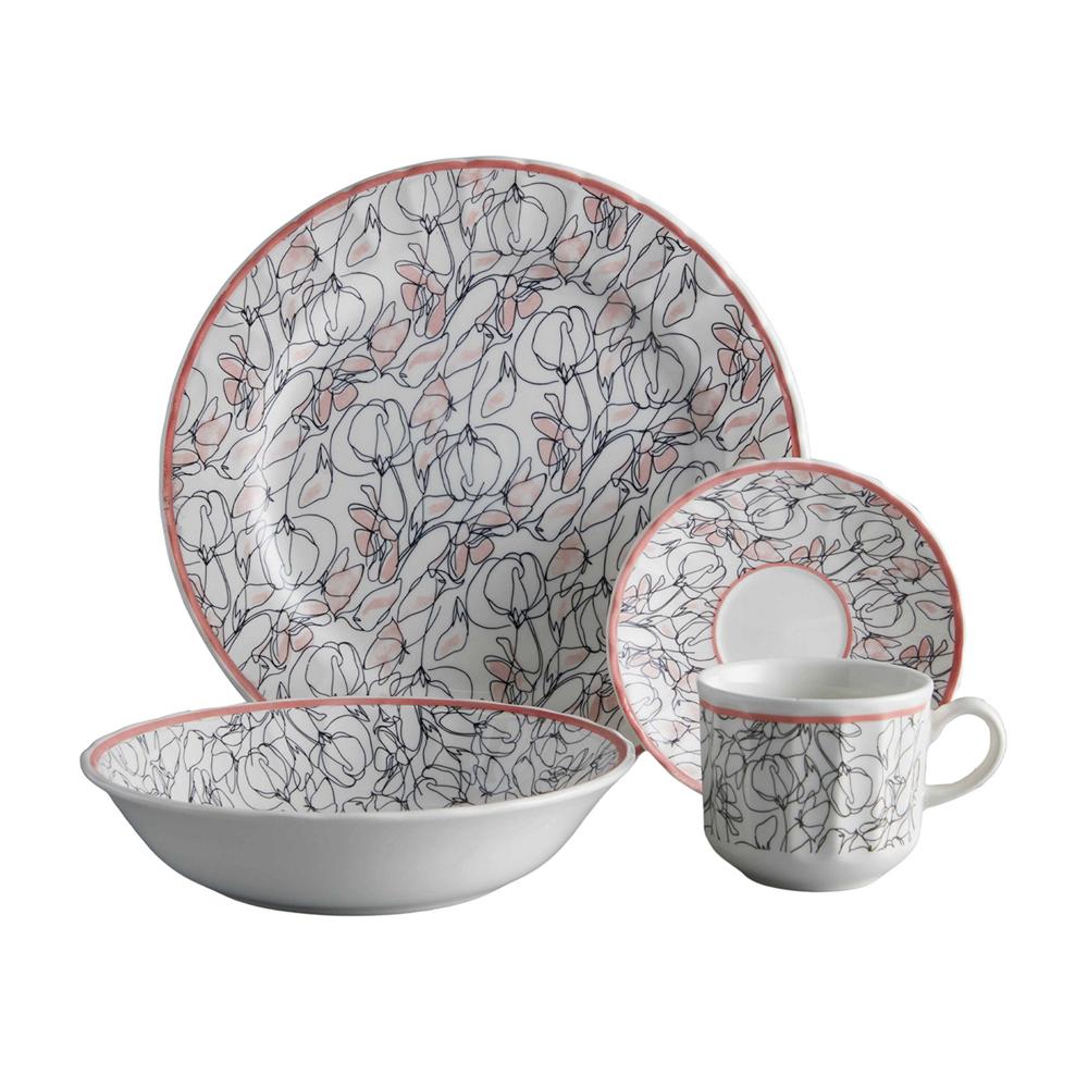 Juego de Vajilla Corona Shanti 16 piezas Juego de Vajilla Corona Shanti 16 piezas