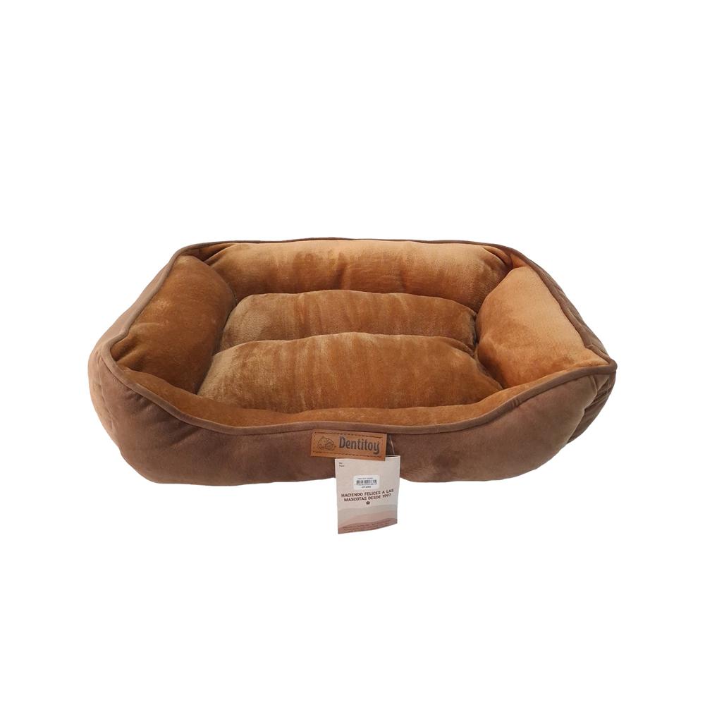 Cama Puff Milou Dentitoy Comfort Marrón Talla L