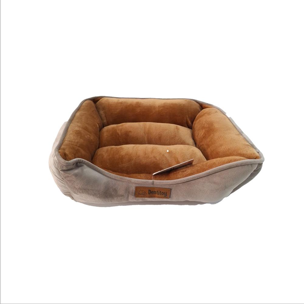 Cama Puff Milou Dentitoy Comfort Beige Talla M