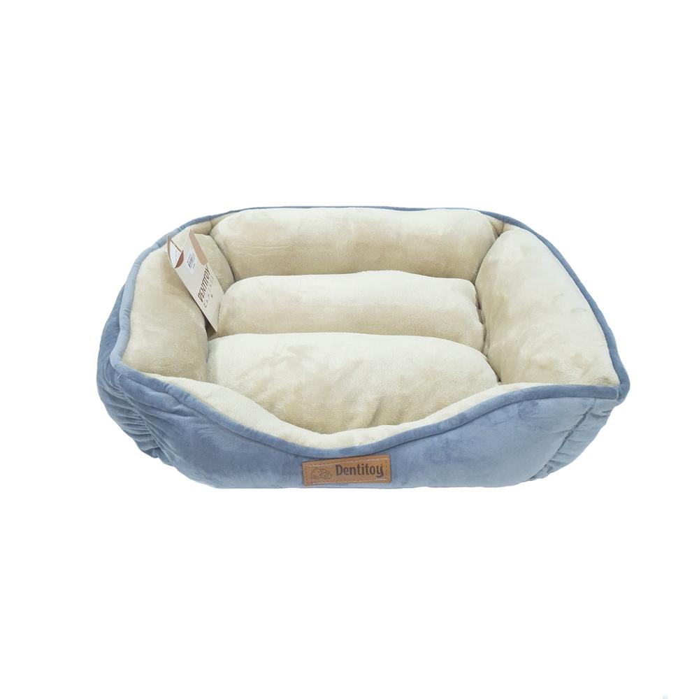 Cama Puff Milou Dentitoy Comfort Gris Talla M
