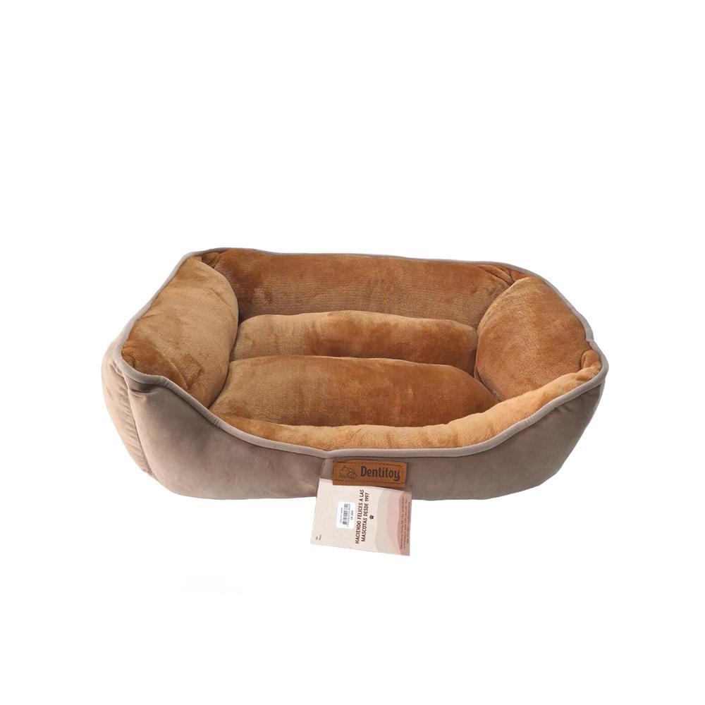 Cama Puff Milou Dentitoy Comfort Beige Talla L