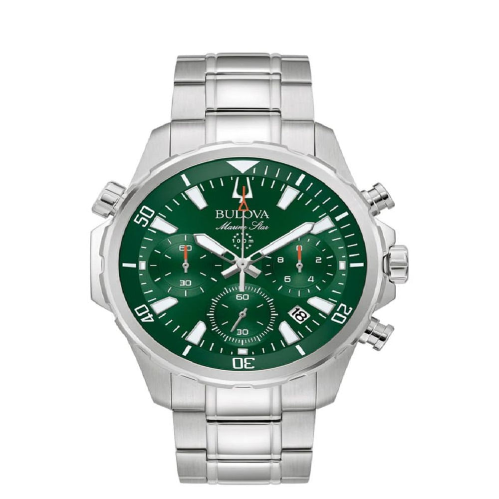 BULOVA MARINE STAR CRONOGRAFO CARATULA VERDE