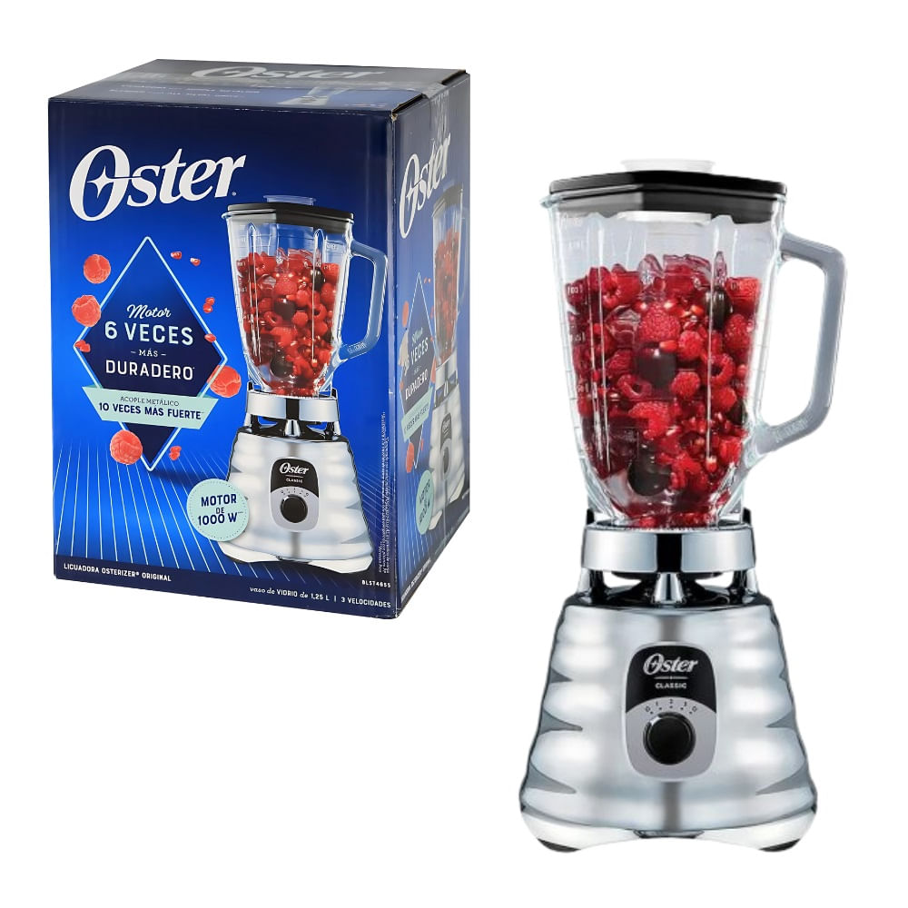 Licuadora Oster 1.25L 700W 3 velocidades BLST4655