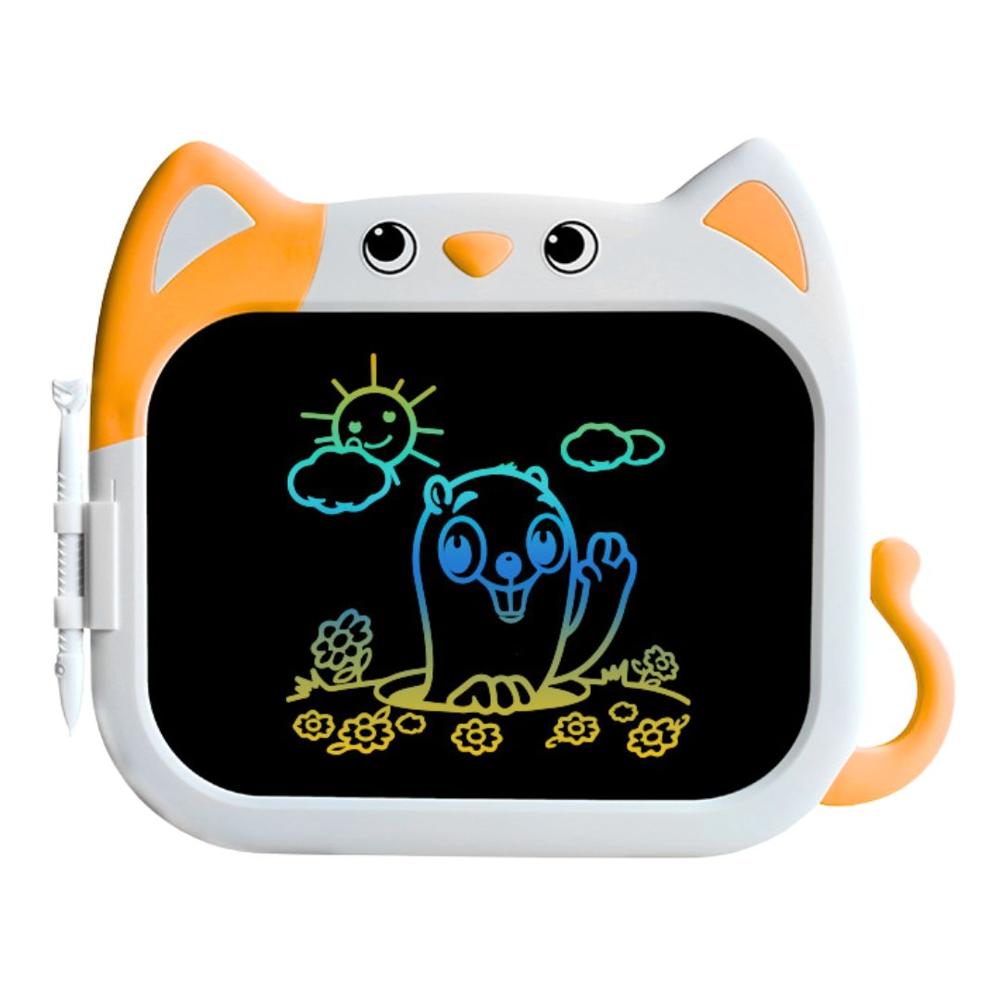 Tableta de Escritura LCD 10” Infantil con Diseño de Gato SX-K10 Naranja