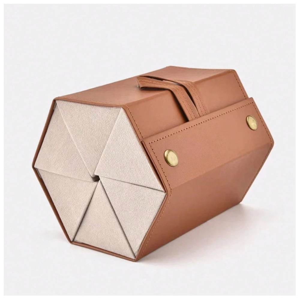 Porta Lentes Plegable 5 Compartimentos A1 Marron