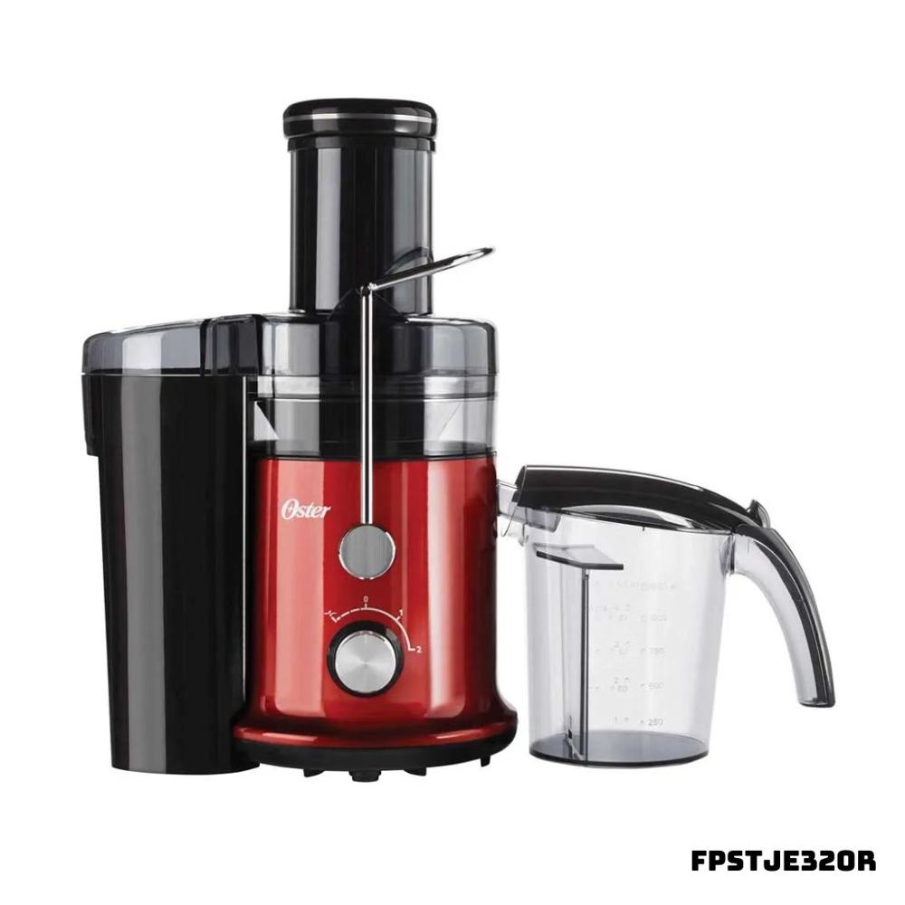 EXTRACTOR DE JUGOS OSTER ROJO BOCA ANCHA FPSTJE320R
