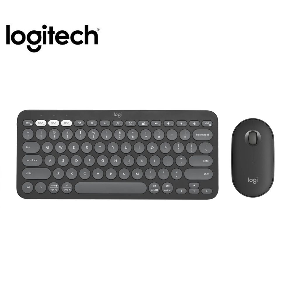 Combo De Teclado Y Mouse Logitech Pebble 2 K380s Mouse M350s Bluetoot Wirelless Negro Combo De Teclado Y Mouse Logitech Pebble 2 K380s Mouse M350s Bluetoot Wirelless Negro