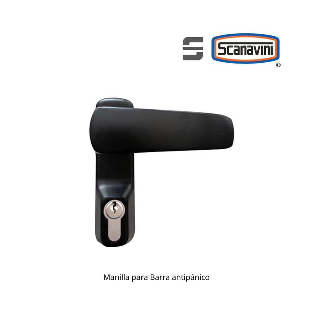Manilla Línea 1700 para Barra Antipánico DT-H201 Negro