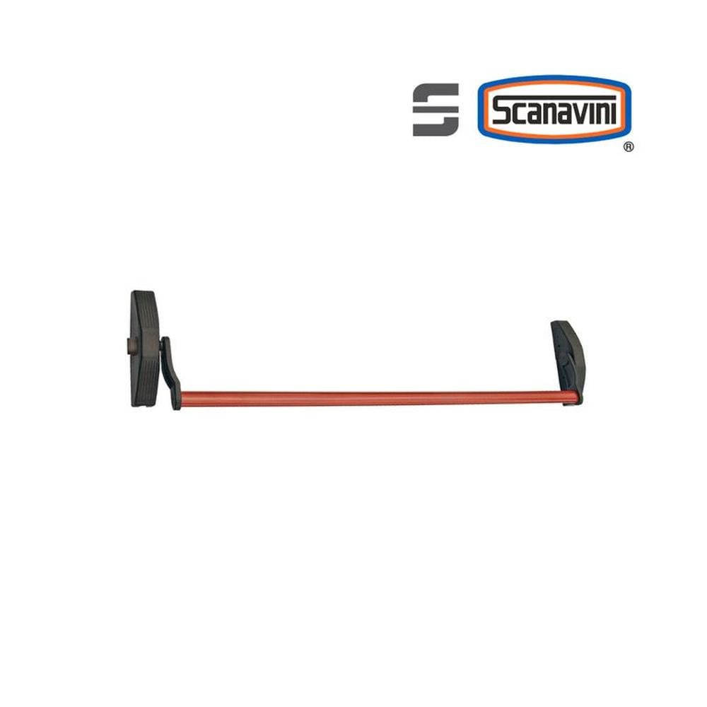 Barra Antipànico DT-1700B 1 punto de cierre lateral Rojo