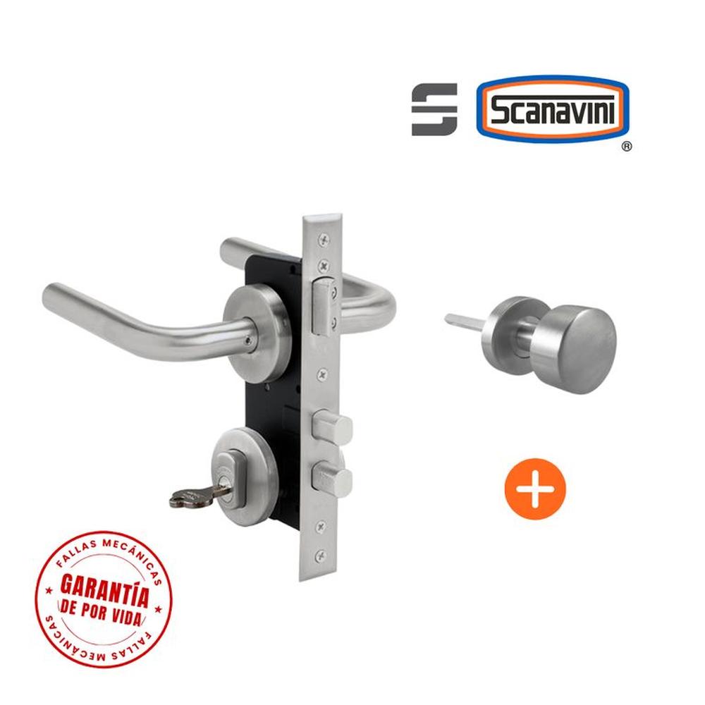 Cerradura de embutir principal 960L Ace Inox manil